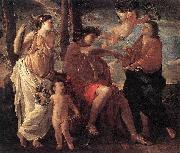 Nicolas Poussin The Inspiration of the Poet. painting